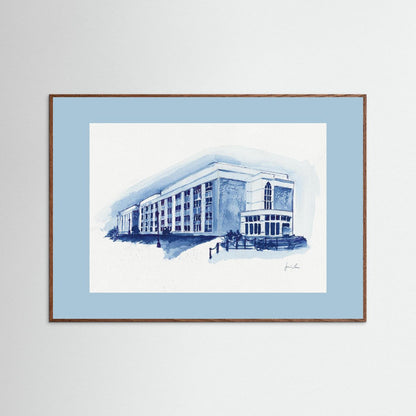 Mendel Science Center,  archival print - Villanova University wall art