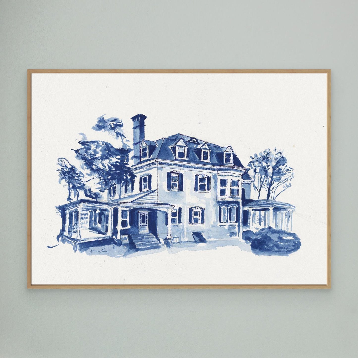 Villanova University, Gallagher Hall, canvas print