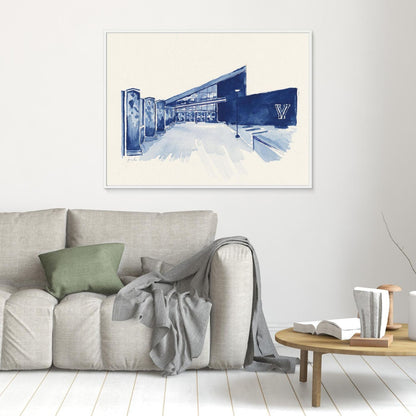 Finneran Pavilion, canvas print - Villanova University wall art