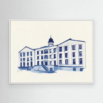  Alumni Hall, canvas print - Villanova University wall art