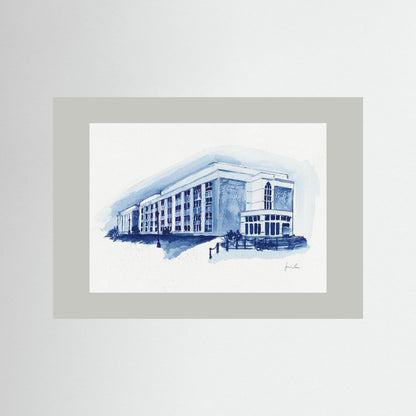 Mendel Science Center,  archival print - Villanova University wall art