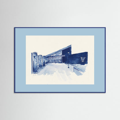 Villanova University, Finneran Pavilion, archival print