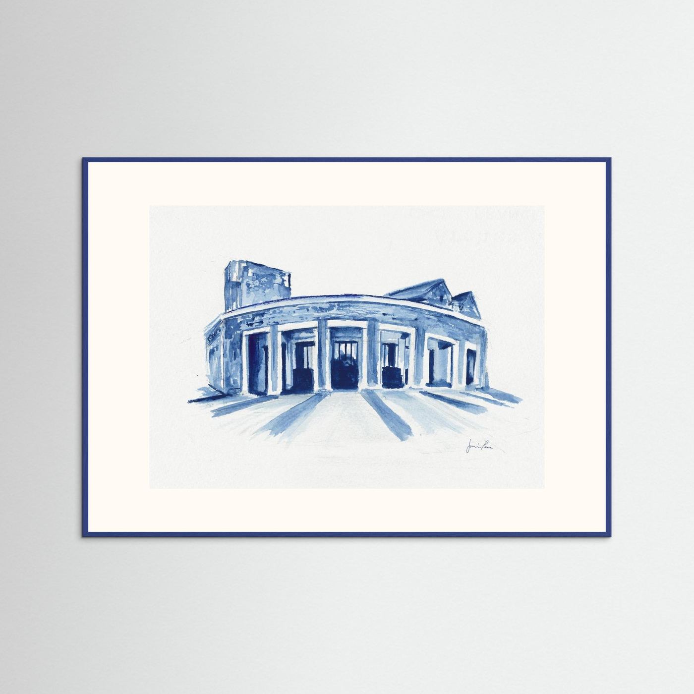Mullen Performing Arts Center, art print - Villanova University wall art