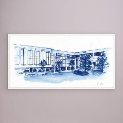 Widger School of Law, canvas print - Villanova University wall art