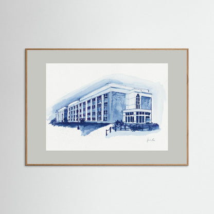 Mendel Science Center, archival print - Villanova University