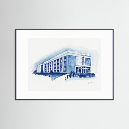 Mendel Science Center,  archival print - Villanova University wall art