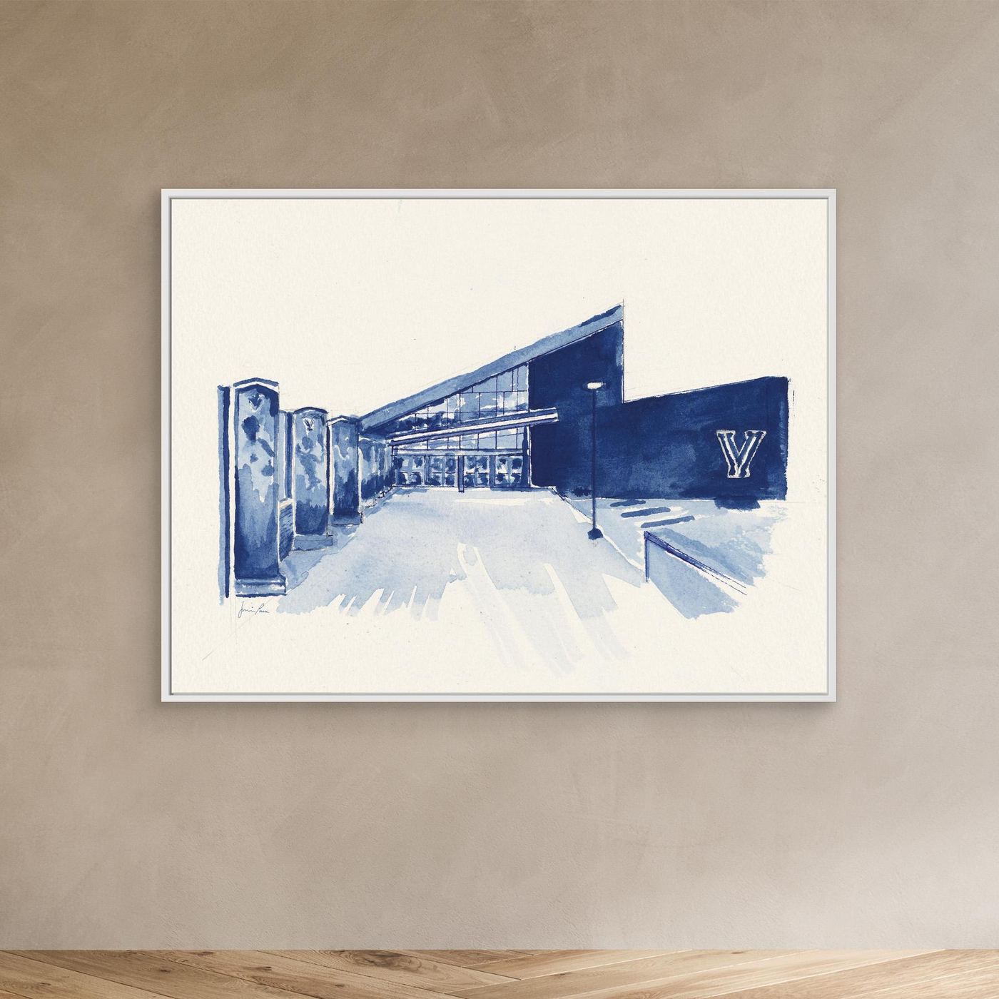 Finneran Pavilion, canvas print - Villanova University wall art