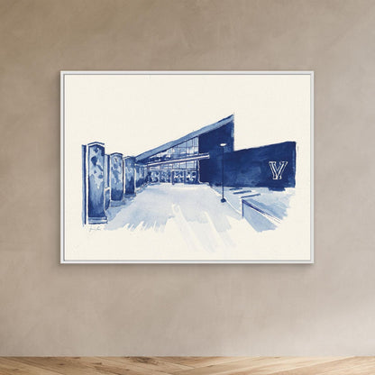 Finneran Pavilion, canvas print - Villanova University wall art