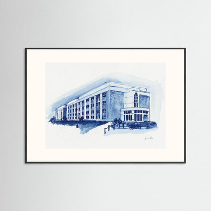 Mendel Science Center, archival print - Villanova University