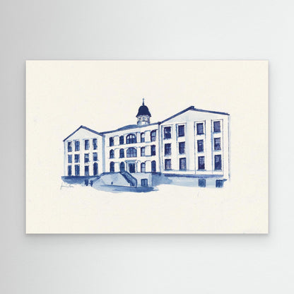 Villanova University, Alumni Hall, canvas print