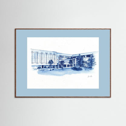 Villanova University, Widger School of Law, archival print