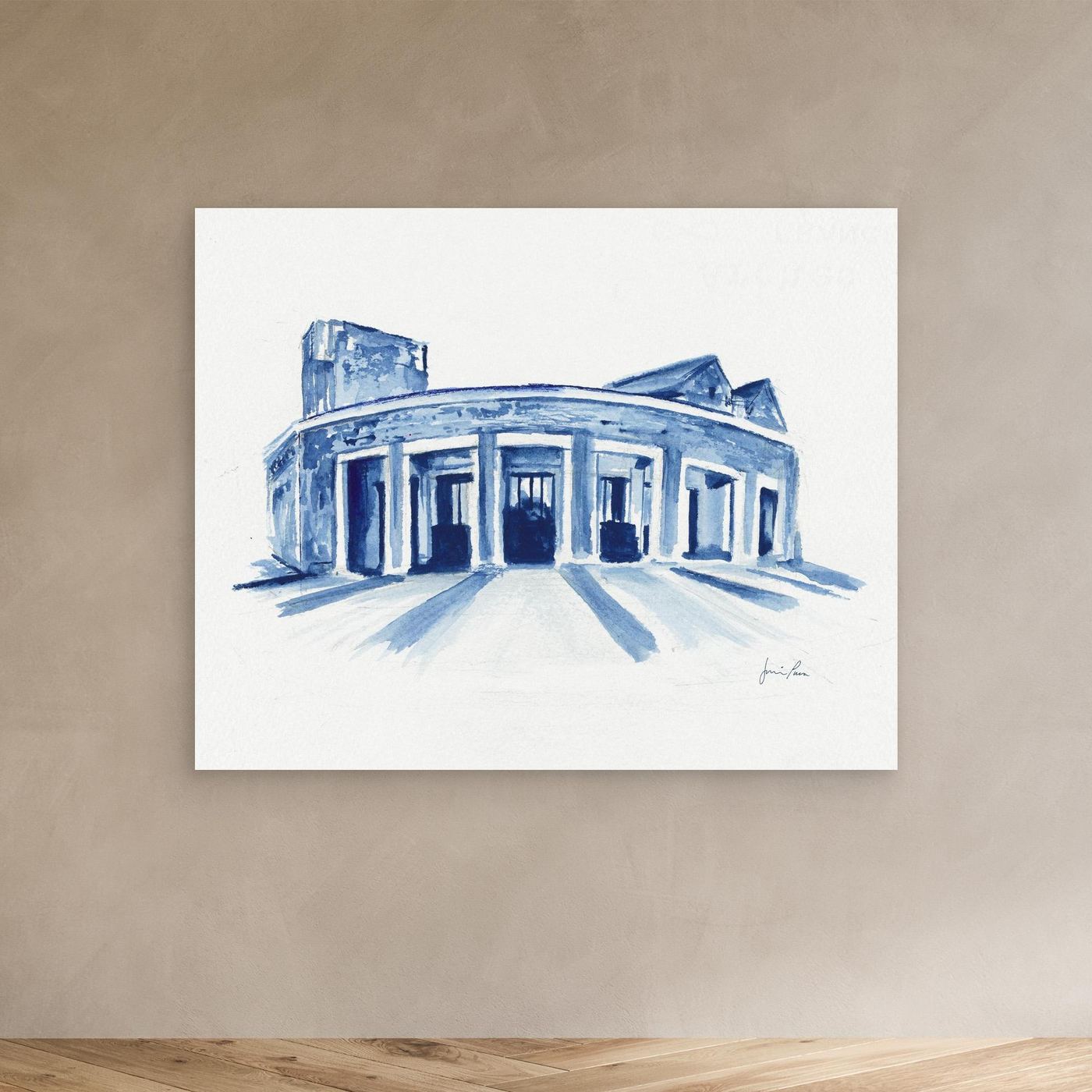 Mullen Performing Arts Center, canvas print - Villanova University wall art