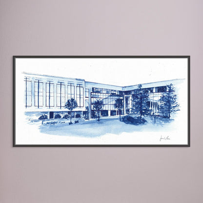 Widger School of Law, canvas print - Villanova University wall art