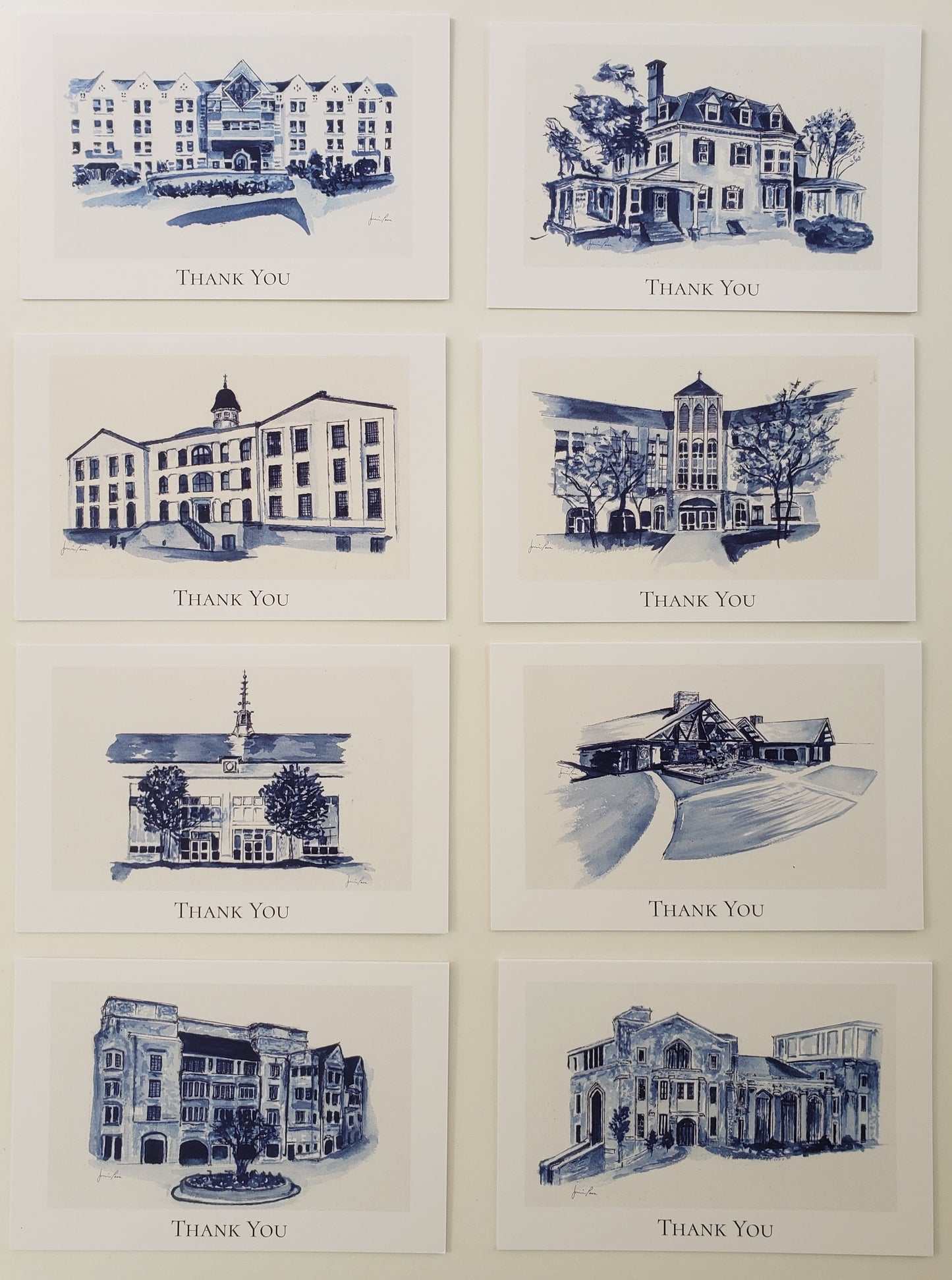 Villanova Legacy Collection Thank You Cards