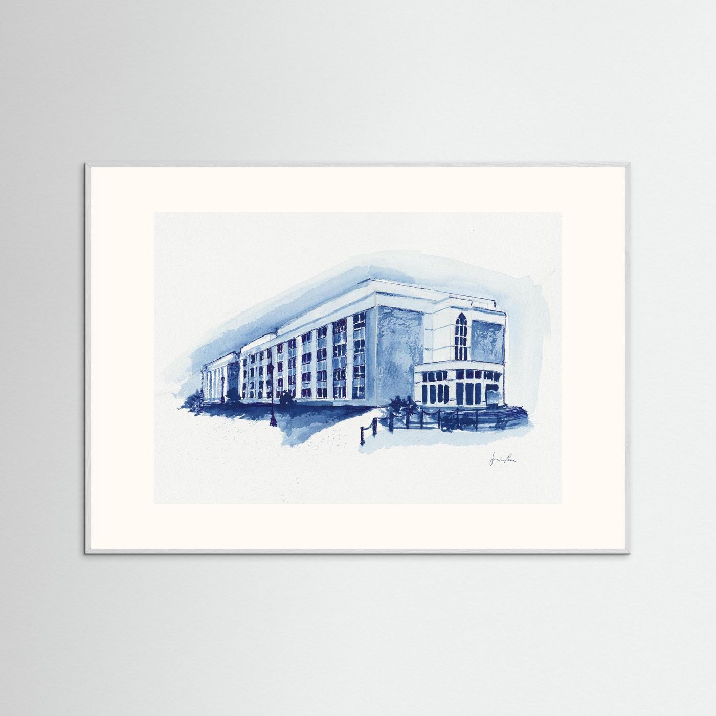 Mendel Science Center,  archival art print - Villanova University wall art