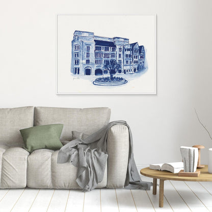 The Commons, canvas print - Villanova University wall art