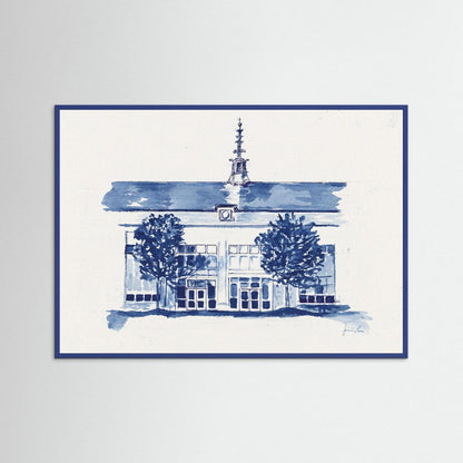Dougherty Hall, archival print - Villanova University wall art