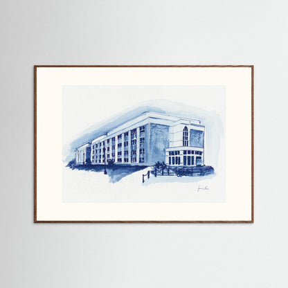 Mendel Science Center, archival print - Villanova University