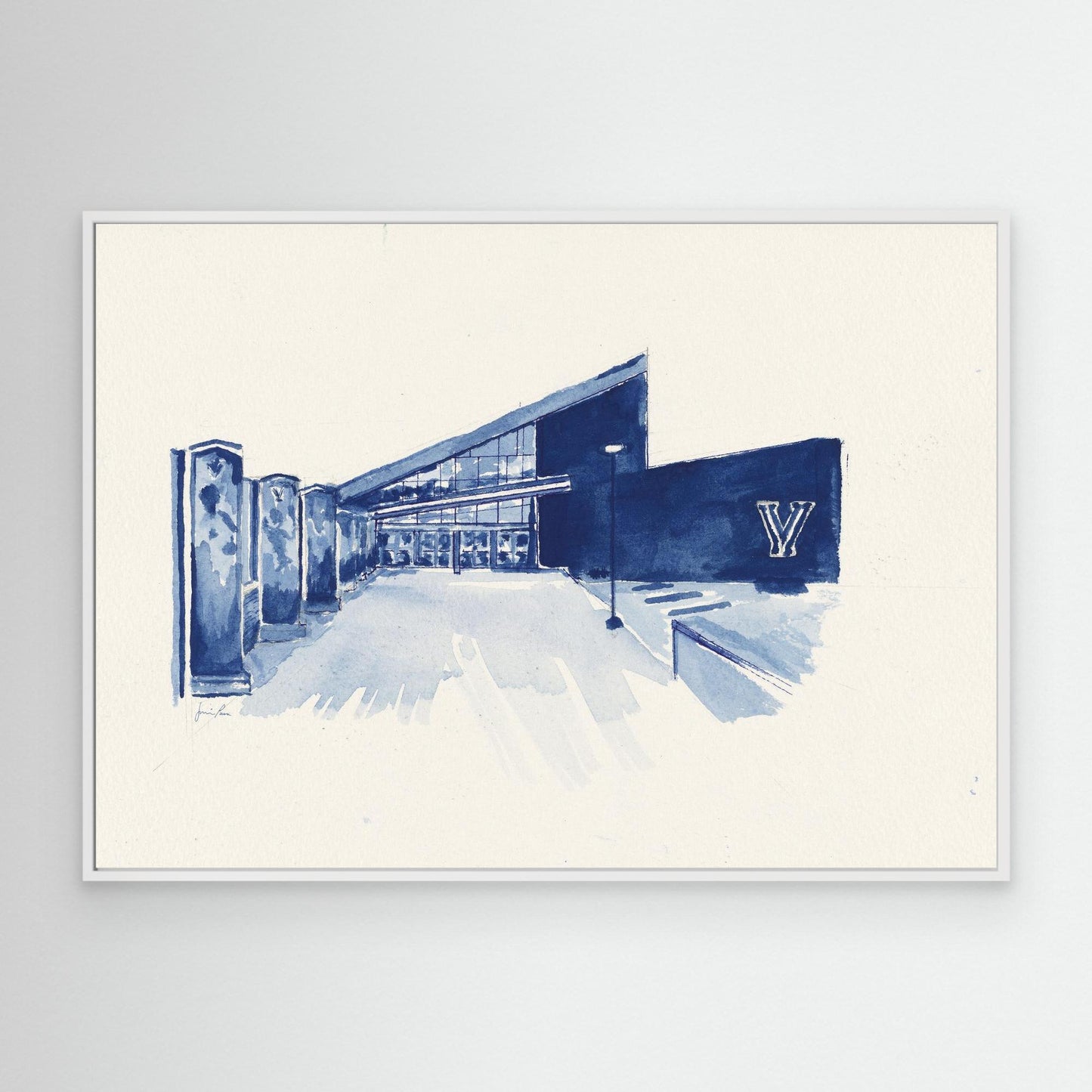 Villanova University, Finneran Pavilion, canvas print