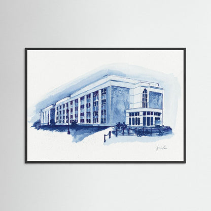 Mendel Science Center, archival print - Villanova University