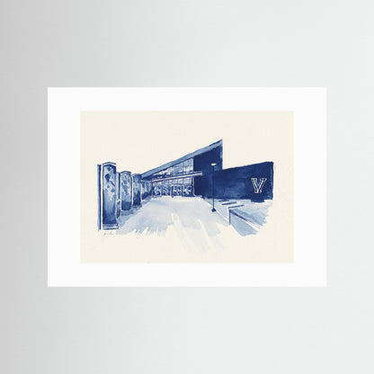 Villanova University, Finneran Pavilion, archival print
