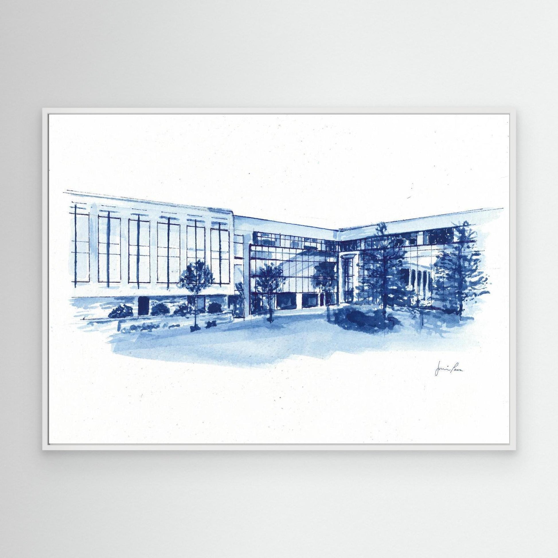 Villanova University, Widger School of Law, canvas print