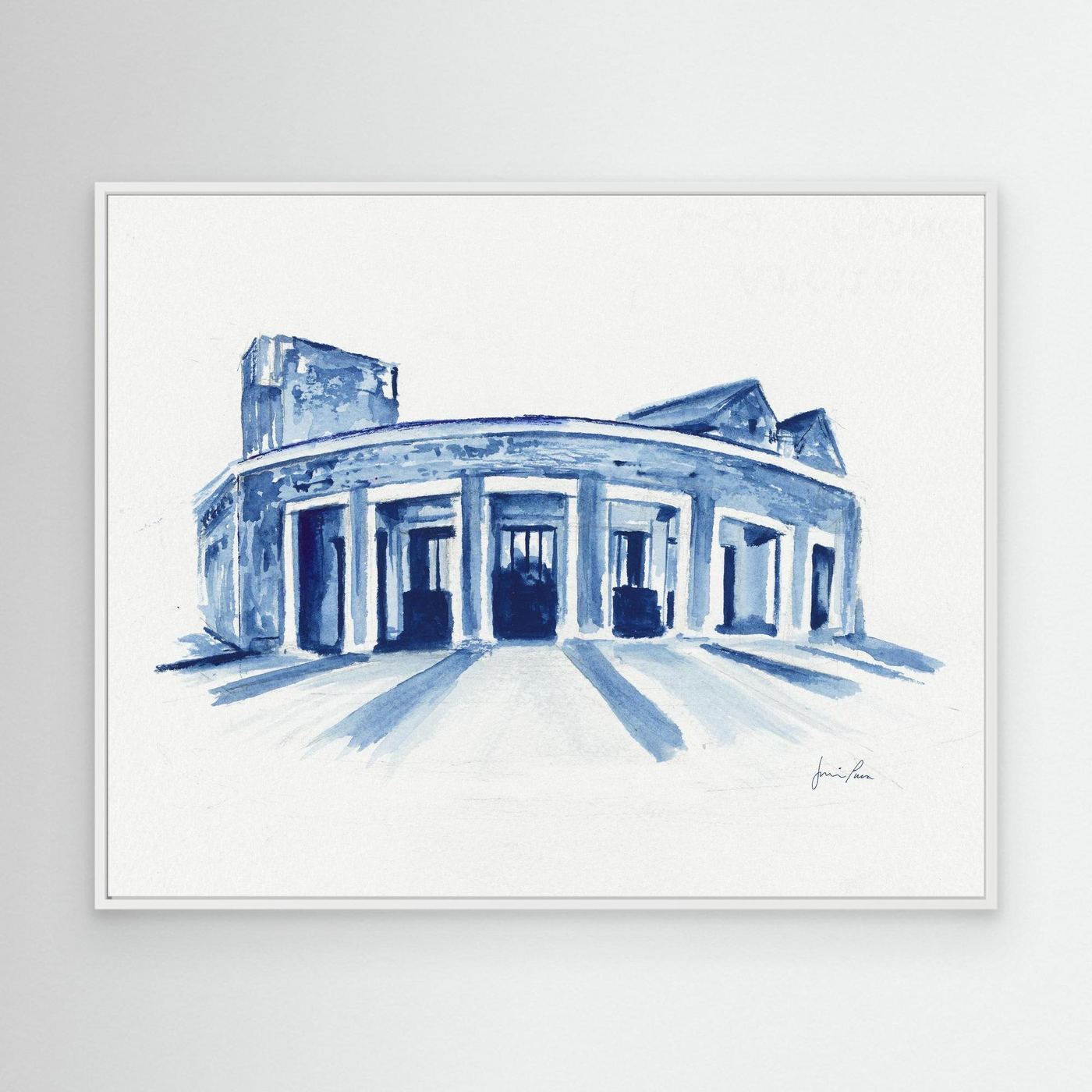 Mullen Performing Arts Center, canvas print - Villanova University wall art