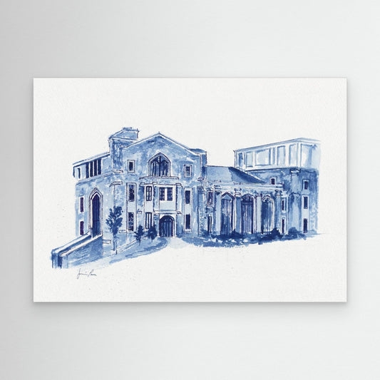 Drosdick Hall, Villanova University, canvas print, various sizes