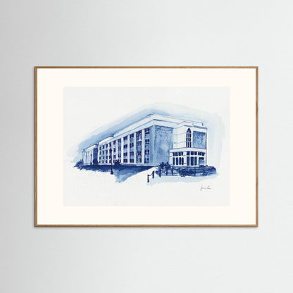Mendel Science Center,  archival print - Villanova University wall art