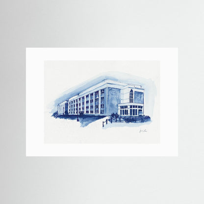 Mendel Science Center,  archival art print - Villanova University wall art