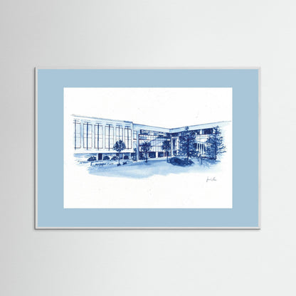 Villanova University, Widger School of Law, archival print