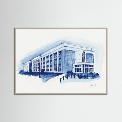 Mendel Science Center, archival print - Villanova University