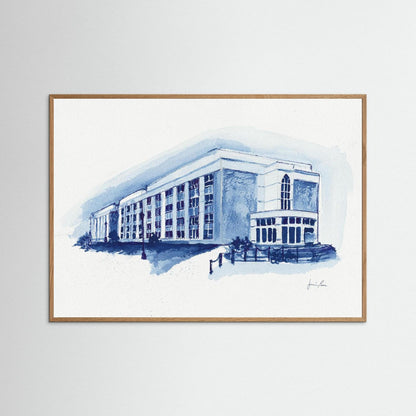 Mendel Science Center,  archival print - Villanova University wall art