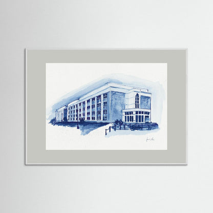 Mendel Science Center, archival print - Villanova University