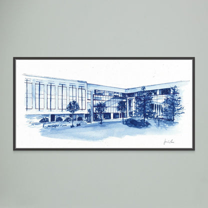 Widger School of Law, canvas print - Villanova University wall art