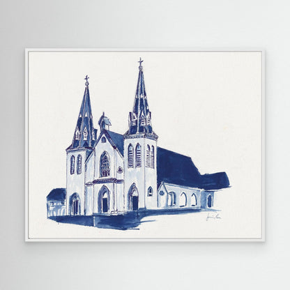 St. Thomas of Villanova Church, canvas print - Villanova University wall art
