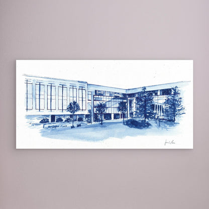 Widger School of Law, canvas print - Villanova University wall art