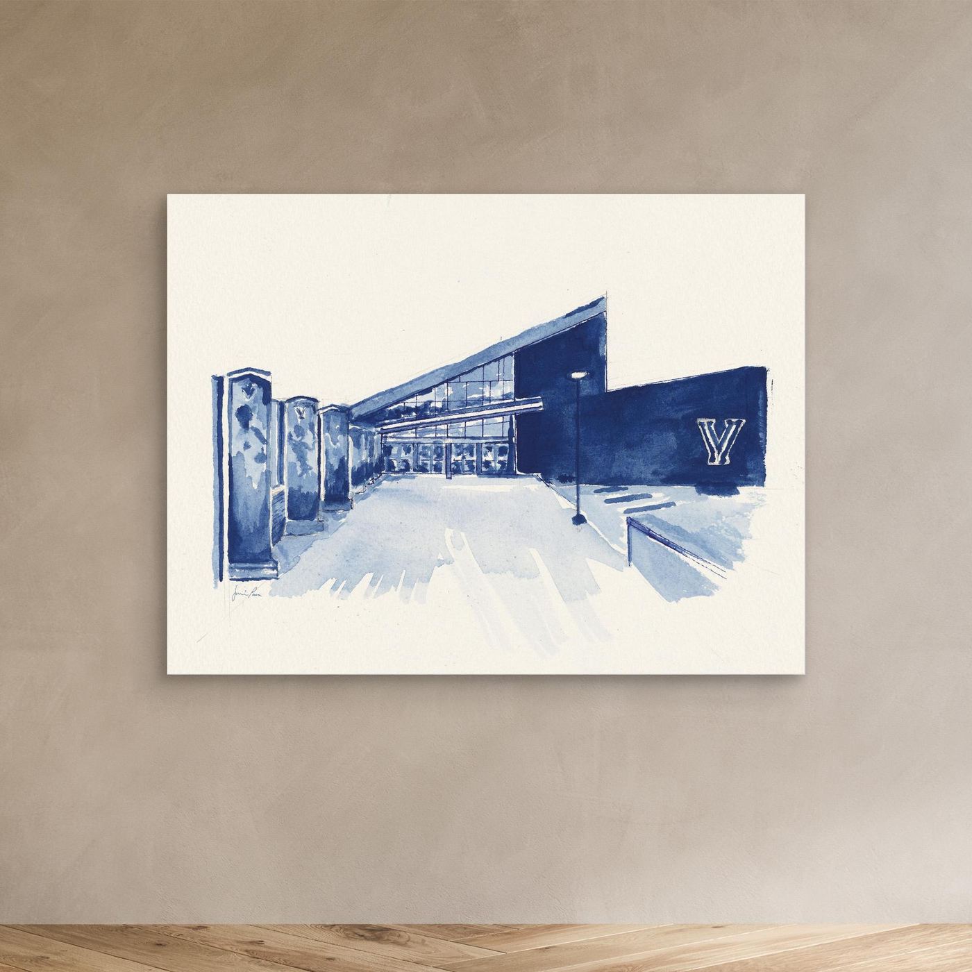 Finneran Pavilion, canvas print - Villanova University wall art
