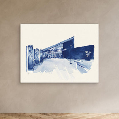 Finneran Pavilion, canvas print - Villanova University wall art