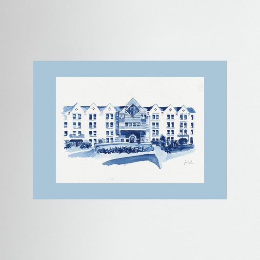 St. Augustine Center, archival art print - Villanova University wall art