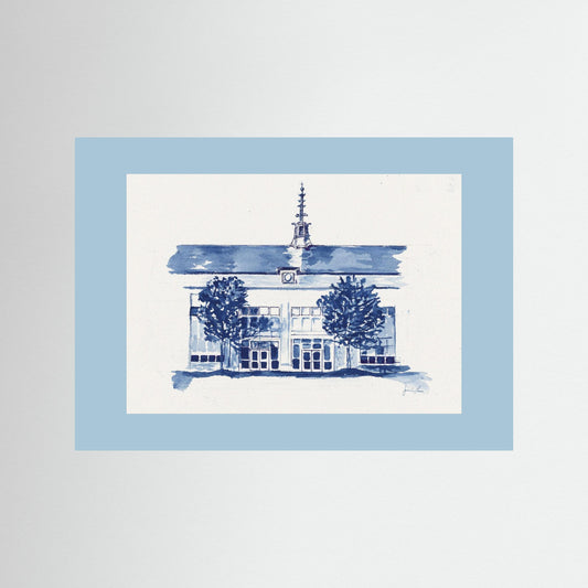 Dougherty Hall, archival print - Villanova University wall art