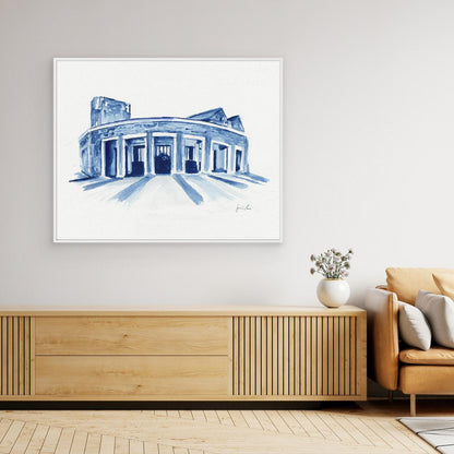 Mullen Performing Arts Center, canvas print - Villanova University wall art