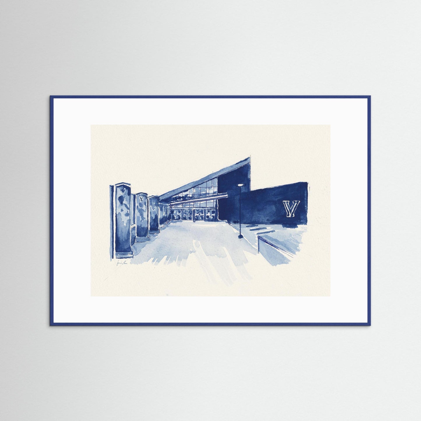 Villanova University, Finneran Pavilion, archival print