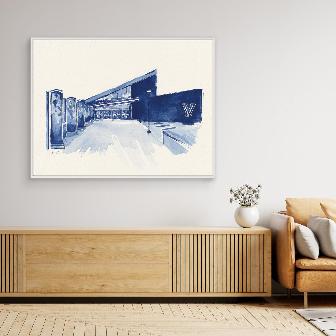 Finneran Pavilion, canvas print - Villanova University wall art