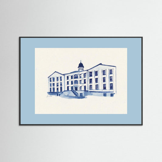 Alumni Hall, archival print - Villanova University wall art