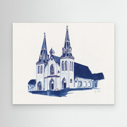Villanova University, St. Thomas of Villanova Church, canvas print