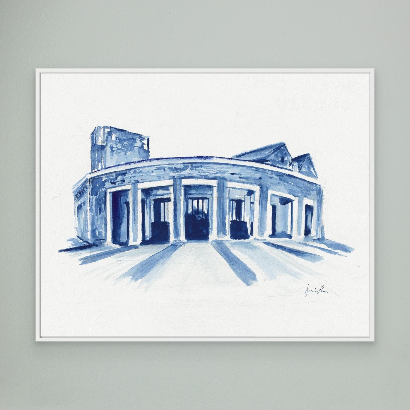 Mullen Performing Arts Center, canvas print - Villanova University wall art