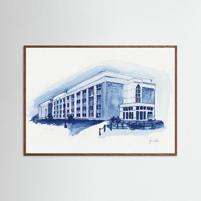Mendel Science Center, archival print - Villanova University