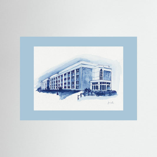 Mendel Science Center, archival print - Villanova University