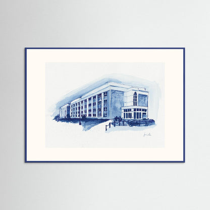 Mendel Science Center,  archival print - Villanova University wall art